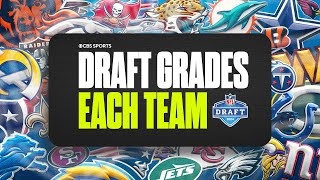 2024 NFL Team Draft Grades handed out across all 8 divisions  CBS Sports [upl. by Enitsej868]