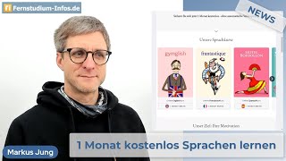 1 Monat kostenlos Englisch Französisch Spanisch oder Italienisch lernen mit Gymglish [upl. by Ary]