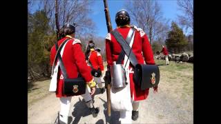 From the Redcoats point of view Battle Road Reenactment 2017 Condensed [upl. by Esille302]