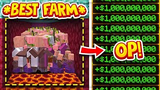 INSANE NEW FARM MAKES BILLIONS EVERY SECOND  Minecraft Skyblock  EnchantedMC [upl. by Jareen]