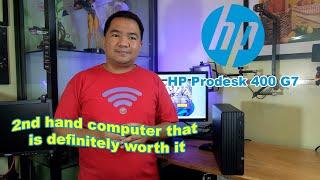 Secondhand computer that is worth it HP Prodesk 400 G7  JK Chavez [upl. by Eintroc]