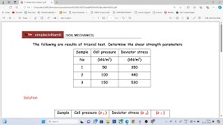 Triaxial test problem 2 [upl. by Chandos]