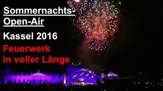 SommernachtsOpenAir Kassel 2016 mit Feuerwerk HD [upl. by Ahseinad]