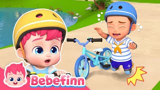 Bike Safety SongㅣEP146ㅣOutdoor Play for KidsㅣBebefinn Nursery Rhymes [upl. by Yasmar]