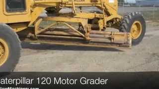 1971 CAT 120 Motor Grader [upl. by Haropizt571]