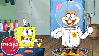 Top 10 Best Sandy Cheeks Moments on SpongeBob SquarePants [upl. by Eikram]