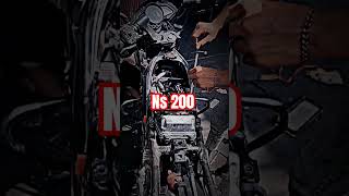 ns 200 BS6 wiring details full ns200 wiring problem shortsfeed mechanic shortvideo [upl. by Iridissa]