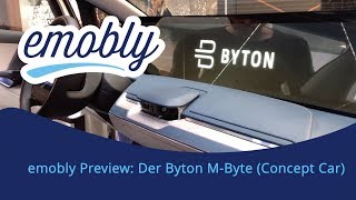 emobly Preview Der Byton MByte Concept Car [upl. by Laux349]