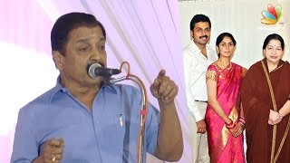 Jayalalitha adviced Karthi against love marriage  Sivakumar Speech  Nadigar Sangam Meeting [upl. by Yarod]