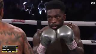 Gervonta Davis vs Frank Martin Full Fight KO Davis vs Martin Knockout [upl. by Kolb]