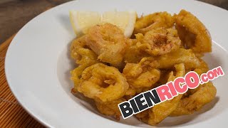 Encontré Esta Receta De Calamares MUY Crujientes Y Ahora No Puedo Parar De Hacerla [upl. by Ahcsatan]