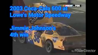 Jimmie Johnsons 4th NASCAR Cup Series Win [upl. by Silsbye597]