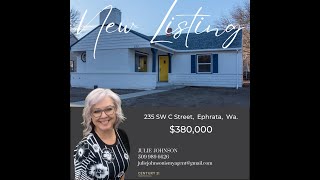 235 SW C St Ephrata WA 98823  Julie Johnson  MLS 2198761 [upl. by Bithia375]