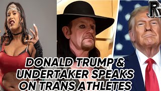 Trump pushes antitrans lies about Olympic boxers on The Undertaker’s podcast [upl. by Erual]