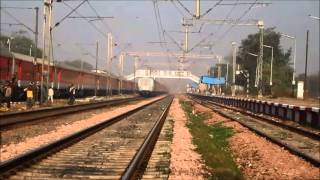 12303 Poorva express faces 5 overtakes at Ajaibpur Complied video [upl. by Oler]