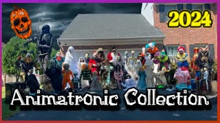 My Full 2024 Halloween Animatronic Collection 40 🎃 halloween spirithalloween collection [upl. by Odlonyer]