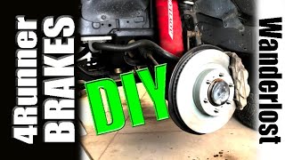 How to Replace Brake Pads and Rotors on a 20102018 Toyota 4Runner [upl. by Aryhs]