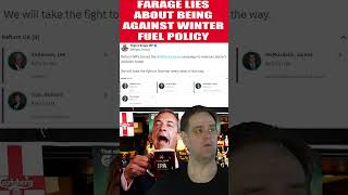 Farage Caught Red Handed in Winter Fuel Policy Deceit shorts [upl. by Drarej]