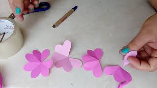 Como hacer flores de papel  PAPER FLOWERS [upl. by Notkcorb]