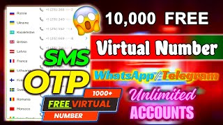 Receive SMS Online For Free  How to Get Unlimited SMS Verification Codes [upl. by Marilou]