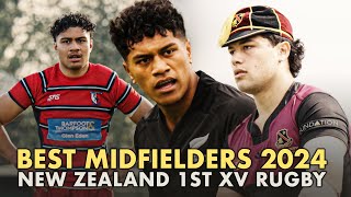 The best midfielders in New Zealand schoolboy rugby 2024 [upl. by Aisena610]