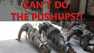 If You Cant Do The Exercise At Basic Training What Happens [upl. by Ecirtemed]