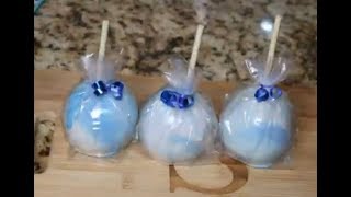 How To Make Marble Candy Apples UniqueSweetsampTreats By Yazzy [upl. by Paver]