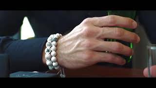 Howlite Stone Bracelet  Men howlite bracelet [upl. by Retsev]