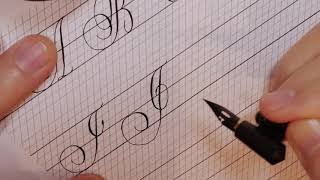 Calligraphy Copperplate Majuscules 000 [upl. by Filipe]