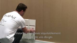 Installation des panneaux muraux 3d WallArt et SelectWalls  Revetement mural 3d [upl. by Suoicserp]