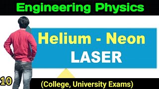 Helium  Neon Laser in engineering physics rgpv unit4 he ne Laser  physics rgpv [upl. by Anoval]