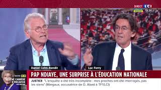 Racisme et antisémitisme institutionnel Violent échange entre Cohn Bendit et Luc Ferry [upl. by Aid]