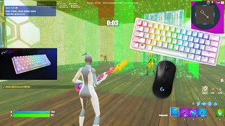 Razer Huntsman Mini Keyboard Sounds ASMR Box Fights Fortnite 240FPS 4K [upl. by Onileba107]