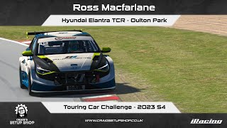 iRacing  23S4  Hyundai Elantra TCR  Touring Car Challenge  Oulton Park  RM [upl. by Mikiso11]