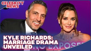 Kyle Richards Talks About Marriage Drama on RHOBH [upl. by Hilar]