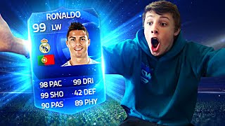 BEST GOAL EVER  99 RONALDO WAGER  FIFA 15 [upl. by Nariko289]