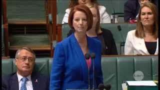 Julia Gillards misogyny speech [upl. by Farnham78]