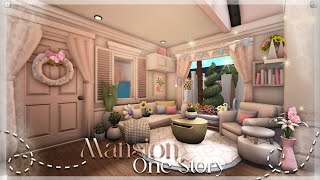 BLOXBURG 30k Modern Mansion One Story House Build  bloxburg house build  bloxburg speed build [upl. by Ruy411]