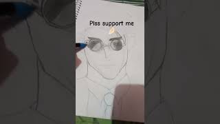 Drawing Namami from jujutsu kaisen 🐼 shortvideos art funk jjk drawing nijo namiki nanami [upl. by Judsen]