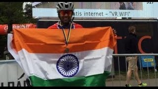 Arya wins medal in the cycle race held in Sweden  Vishal Venkat Prabhu [upl. by Sedecram]