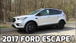 2017 Ford Escape Review and Test Drive  Best SUV in its class [upl. by Dyolf]