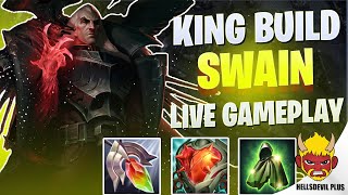 KING SWAIN BUILD GOES CRAZY  Wild Rift HellsDevil Plus Gameplay [upl. by Arturo]