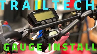 How to Install Trail Tech Vapor Gauge On Scooters [upl. by Abbotsun683]