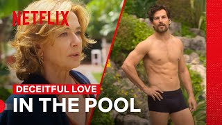 Gabriella amp Elia Jump in The Pool  Deceitful Love  Netflix Philippines [upl. by Trula905]