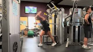 Upper Body Strength FlexionFriendly Red Escalated Density Training with Cindy in Weight Room [upl. by Ahselaf]