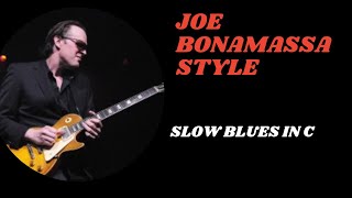 Blues Deluxe Style Bonamassa Backing Track [upl. by Mccahill430]