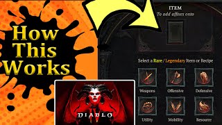 How to Temper Items in Diablo 4 Season 4 [upl. by Tarrance]