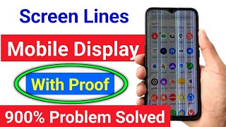 😇mobile display line problem  Phone ki screen par lines kaise hataye  phone display lining problem [upl. by Srevart]