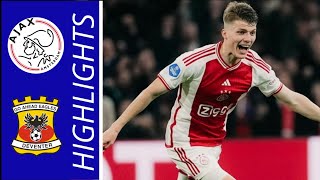 Ajax  Go Ahead Eagles 11 Samenvatting  Eredivisie  20232024 [upl. by Neela]