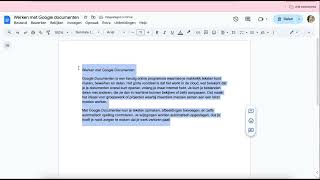 Google documenten basis [upl. by Christa]